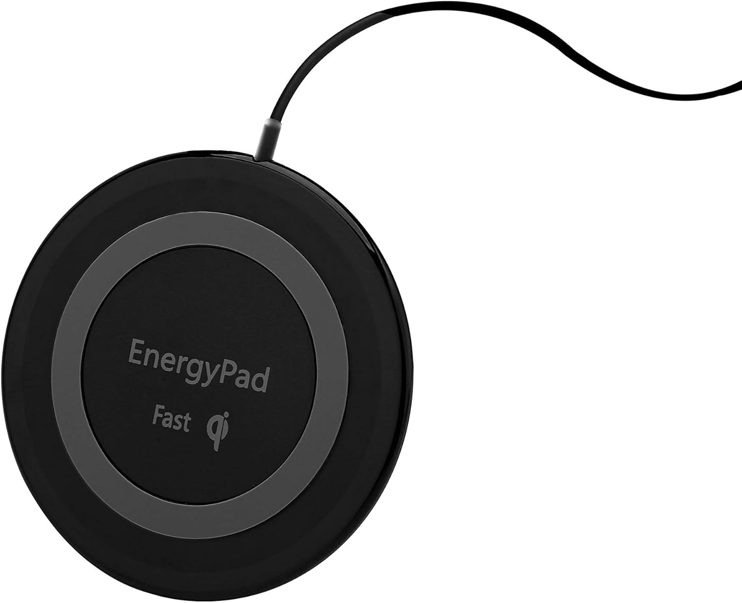 EnergyPad Wireless Phone Charger Qi-Certified Ultra Slim, Portable Wireless Charging Pad for iPhone Xs Max/XS/XR/X/8/8 Plus,Samsung Galaxy Note9/S9/S9 Plus/S8/S8 Plus/ Note8/S7 Motorola LG - Black 