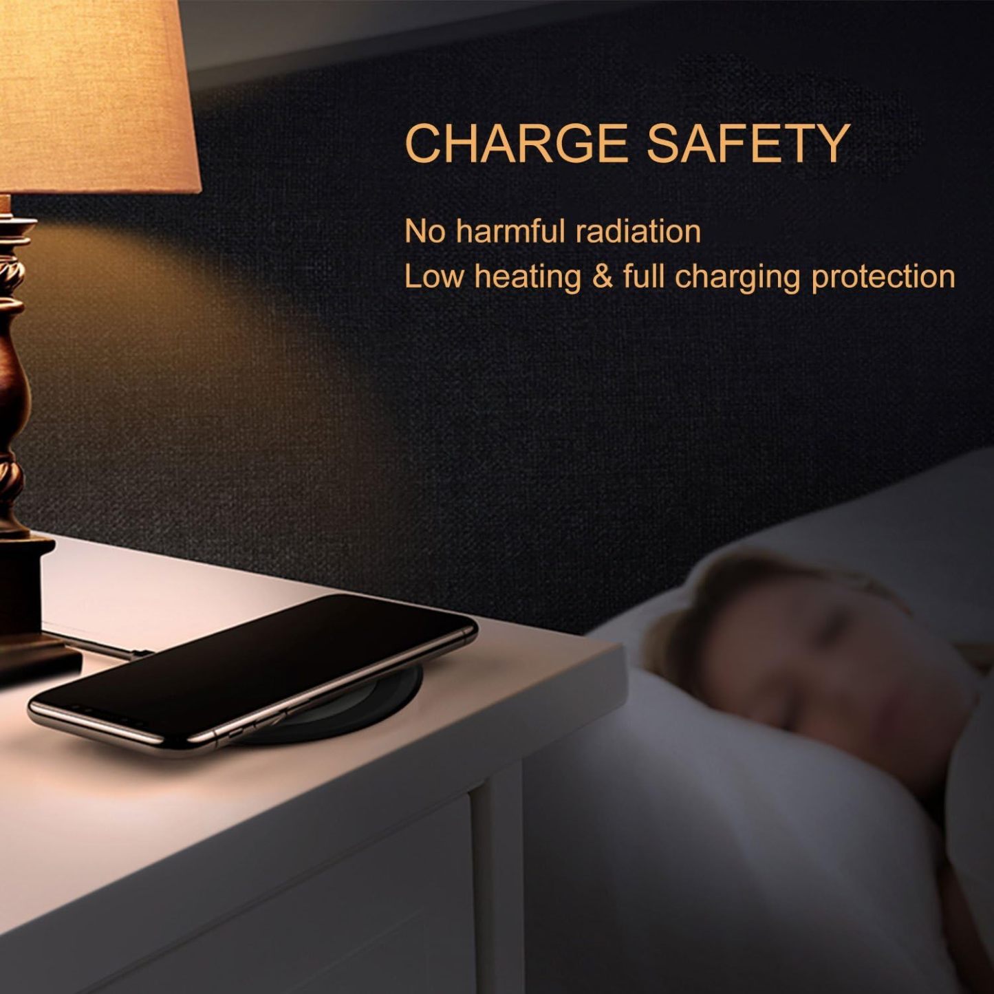 EnergyPad Wireless Phone Charger Qi-Certified Ultra Slim, Portable Wireless Charging Pad for iPhone Xs Max/XS/XR/X/8/8 Plus,Samsung Galaxy Note9/S9/S9 Plus/S8/S8 Plus/ Note8/S7 Motorola LG - Black 