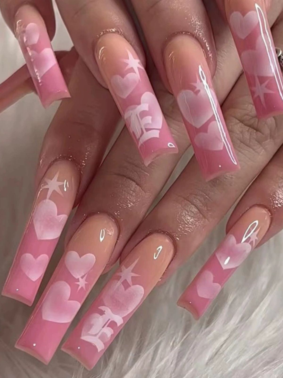 Love Potion Pink Nails