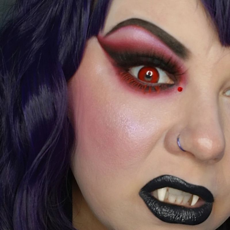 Koi Red Prescription Yearly Contact Lenses