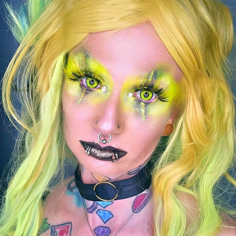 Twilight Yellow Costume Yearly Contact Lenses