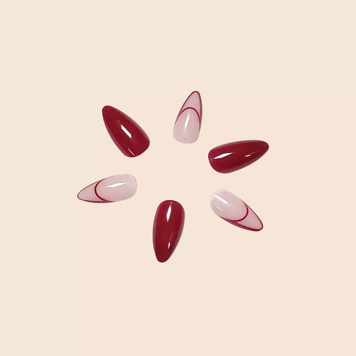 Garnet Gloss Red Nails