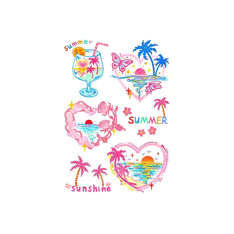 Tropical Splash Tattoos