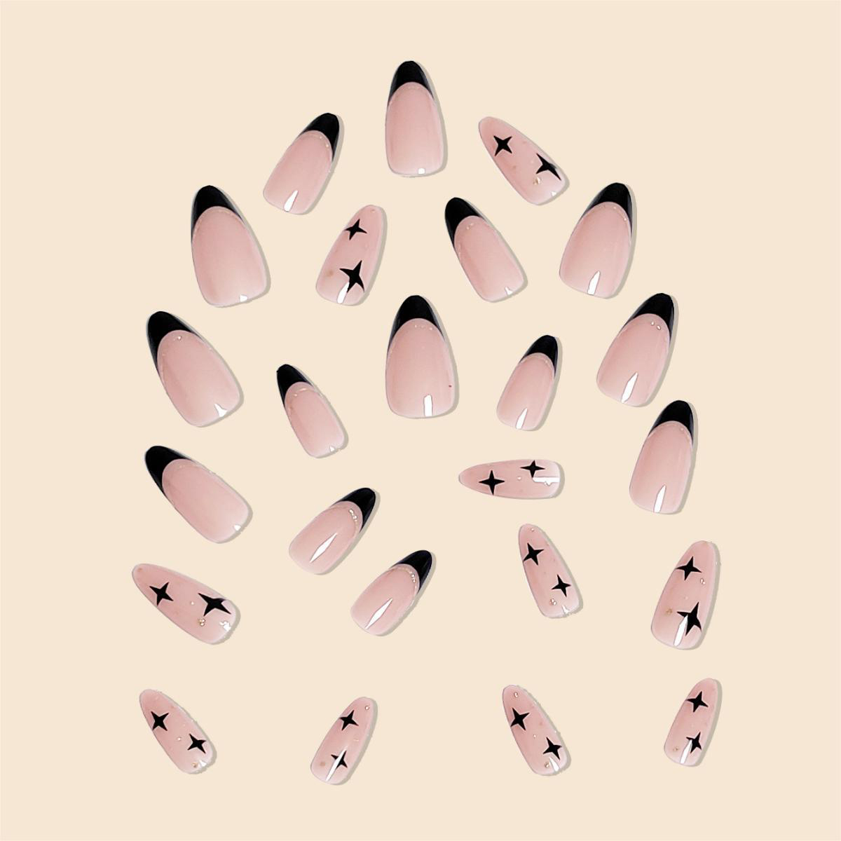 Obsidian Sky Black Nails