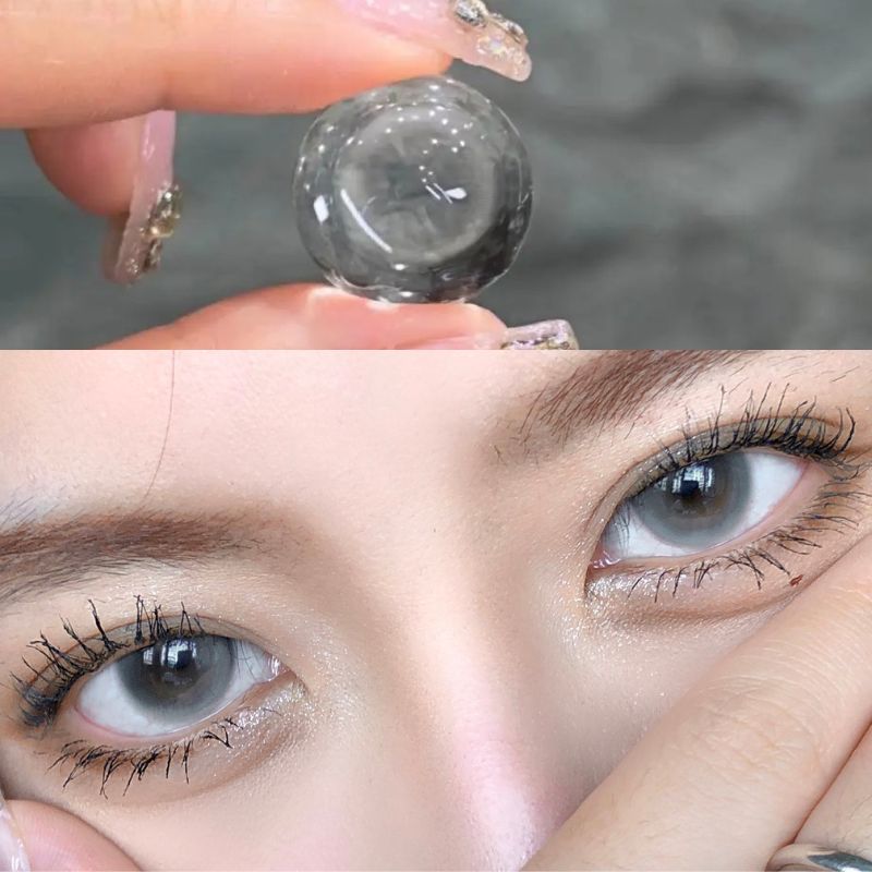 Moonlit Veil Grey Yearly Contact Lenses