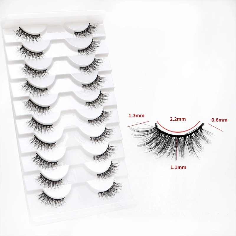 Mermaid Kiss 10 Pairs Natural Lashes