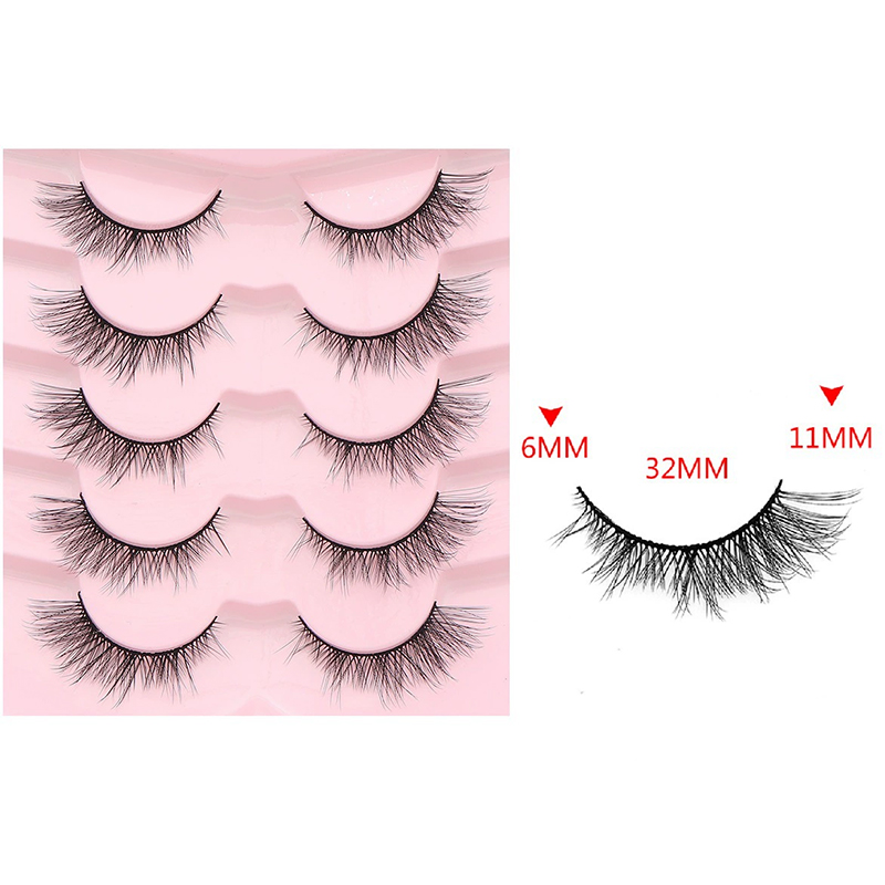 Whisper Mood 5 Pairs Natural Lashes