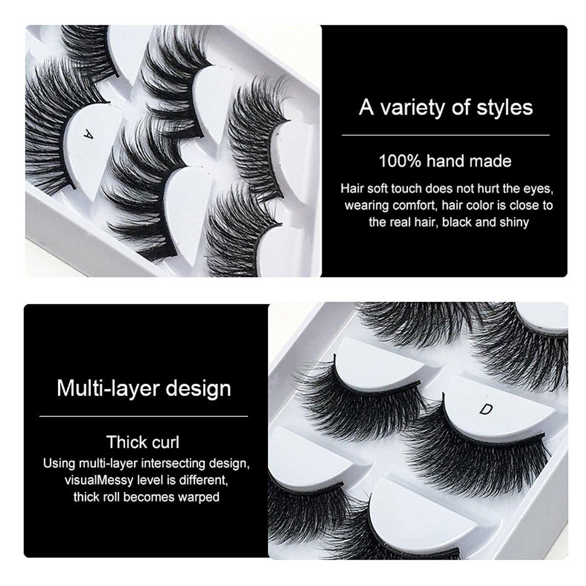 Magic Hour 5 Pairs Natural Lashes