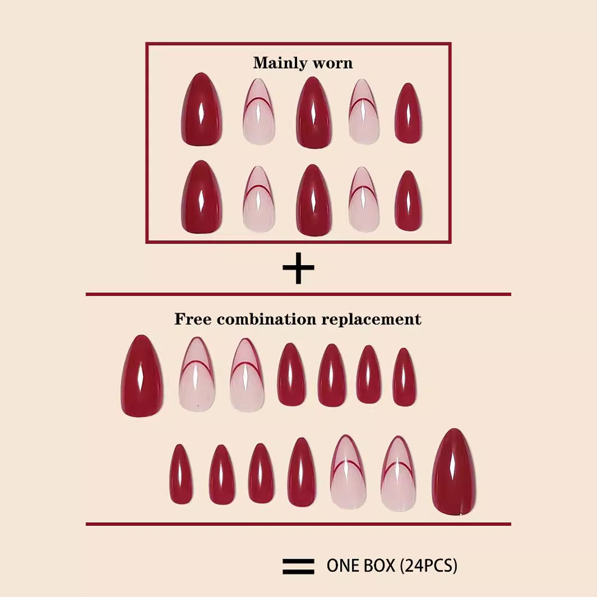 Garnet Gloss Red Nails