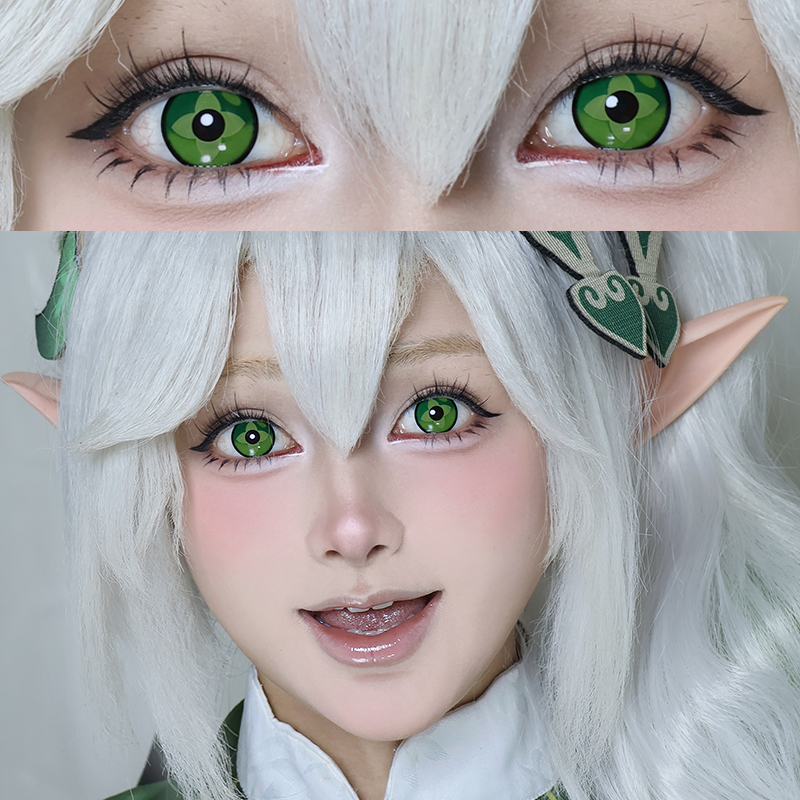 Clover Green Costume Yearly Contact Lenses