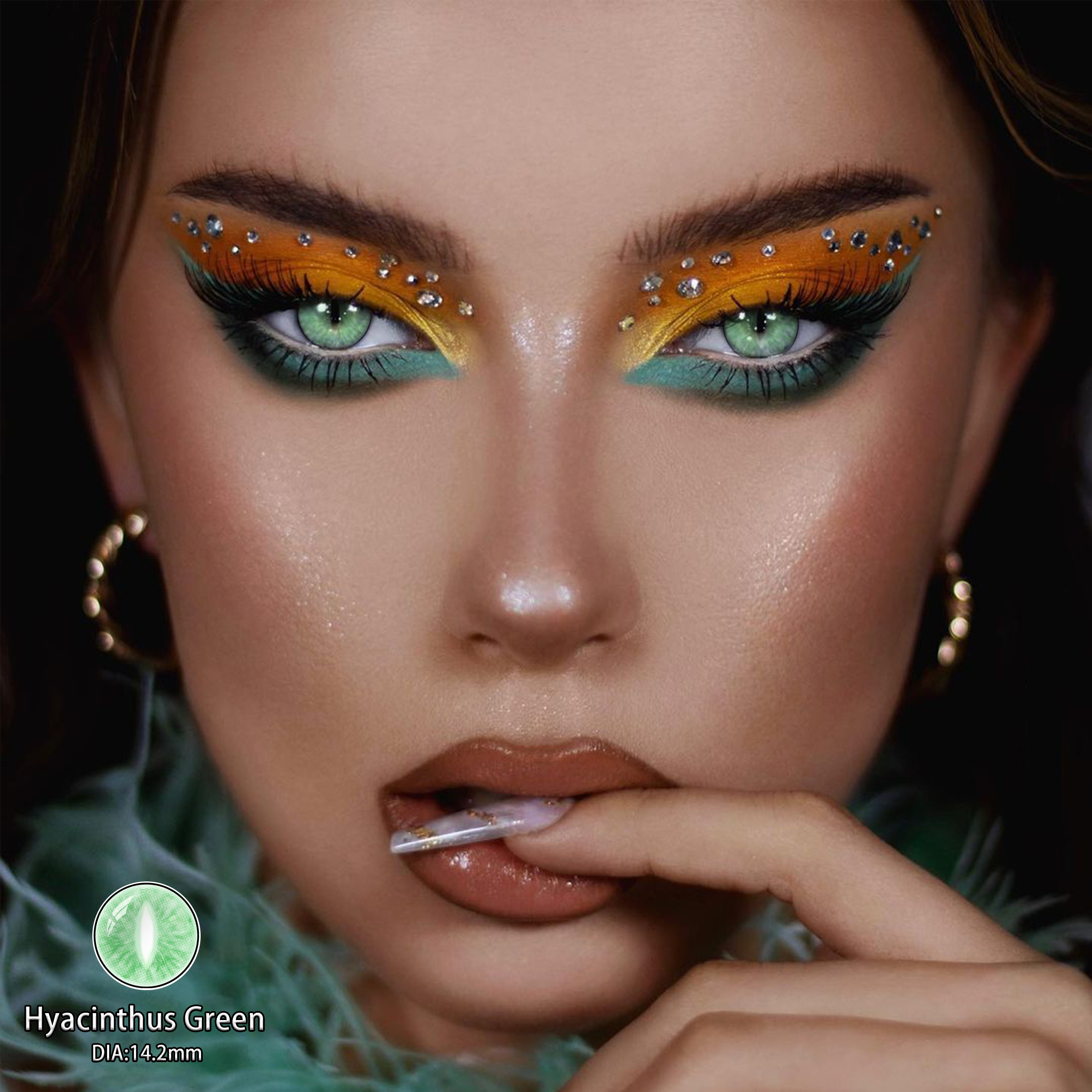 Hyacinthus Green Costume Yearly Contact Lenses