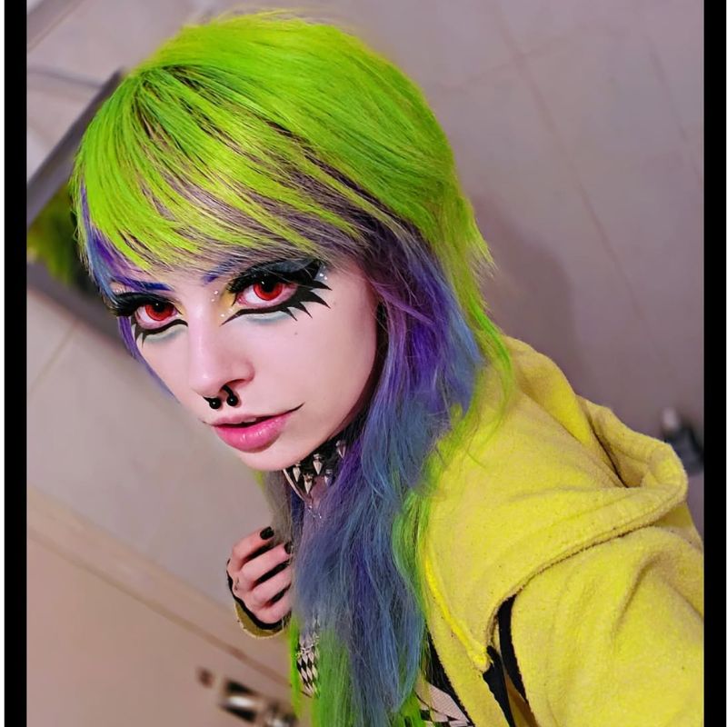 Ruby Red Yearly Contact Lenses