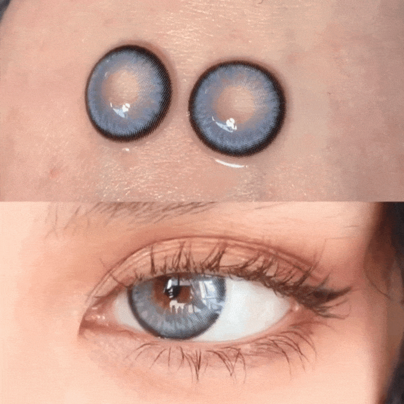 Maple Blue Yearly Contact Lenses