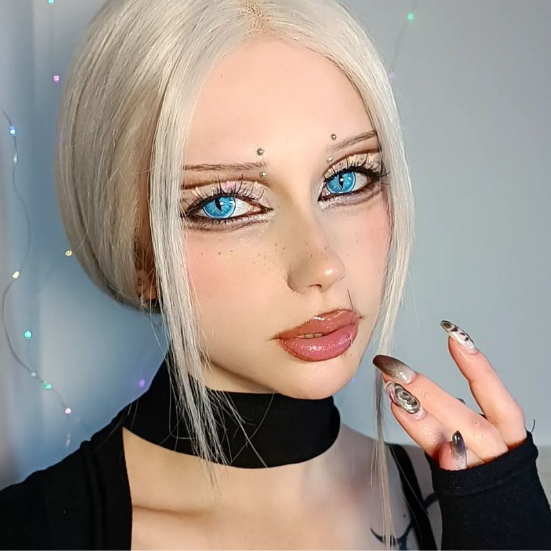 Hyacinthus Blue Costume Yearly Contact Lenses