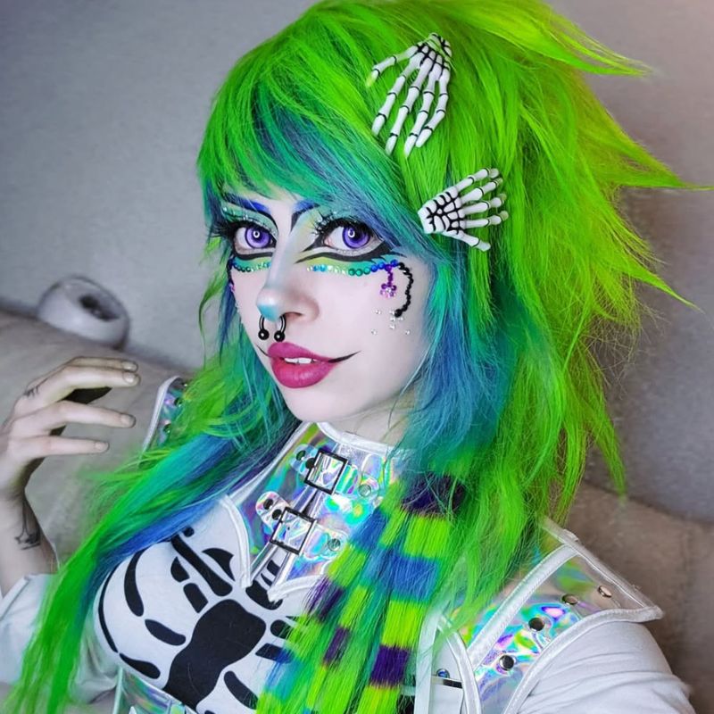 Koi Prank Purple Prescription Yearly Contact Lenses