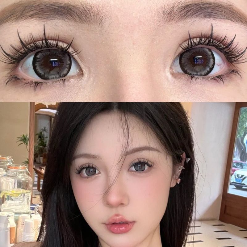 Obsidian Gray Yearly Contact Lenses