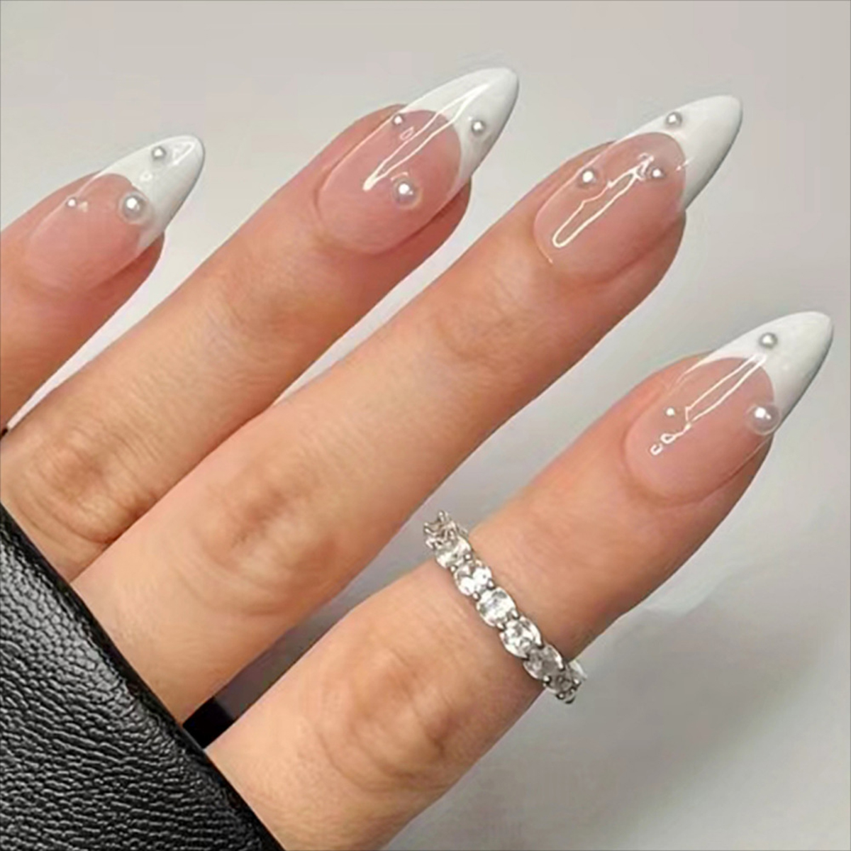 Ivory Lustre White Nails