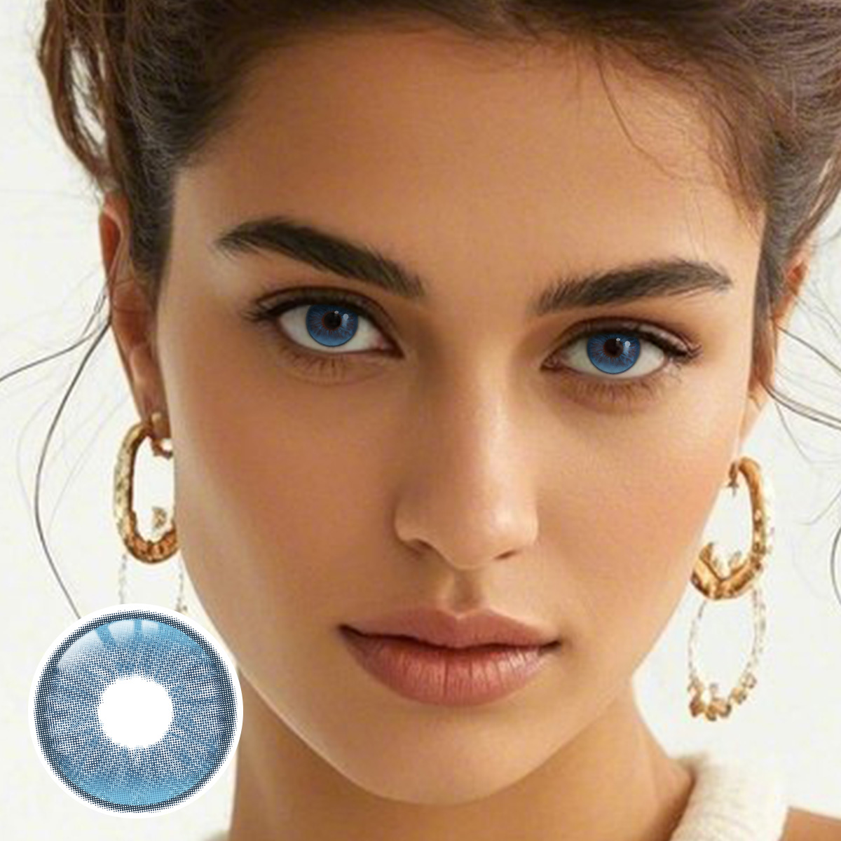 Tints Blue 6 Months Contact Lenses