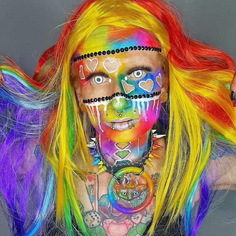 [US Warehouse] Circle White Costume Contact Lenses