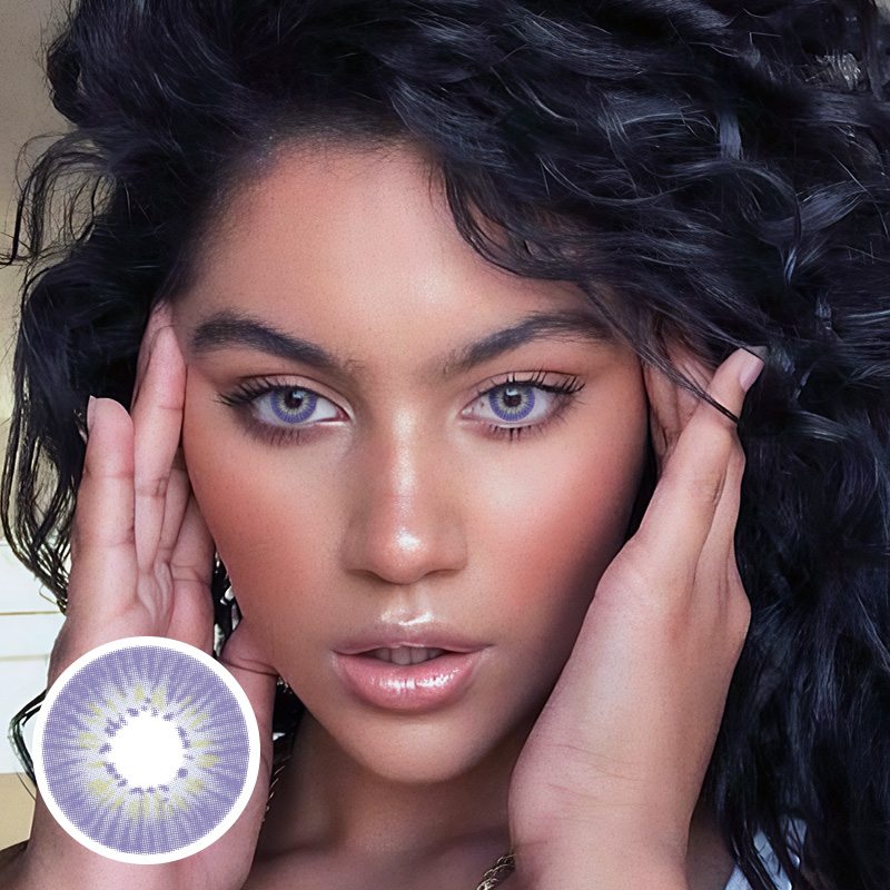 Echo Purple 6 Months Contact Lenses