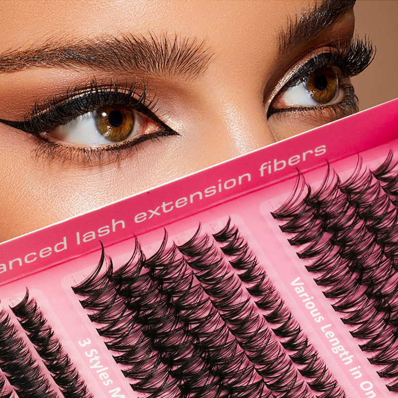 Clay Rose Segmented Natural Lashes