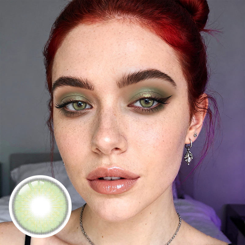 [US Warehouse] Premium Green 6 Months Contact Lenses