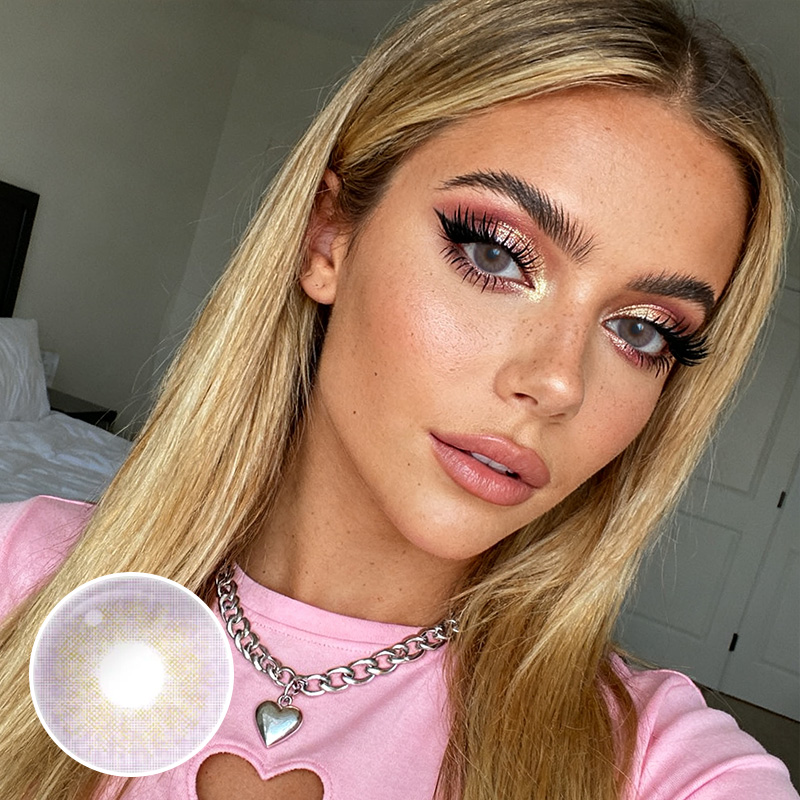 Cloud Violet Contact Lenses