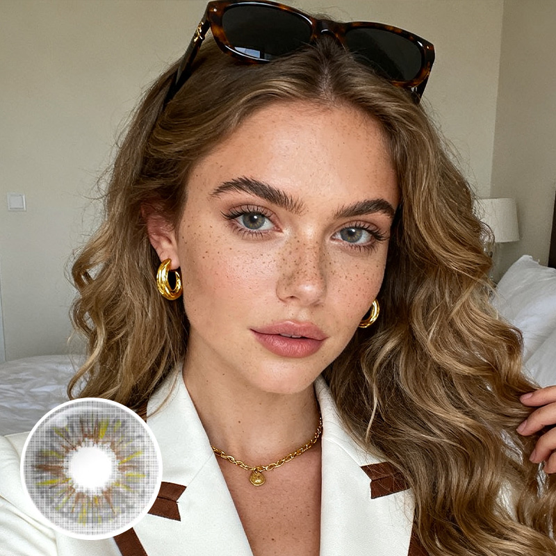 Broadway Lava Gray Contact Lenses