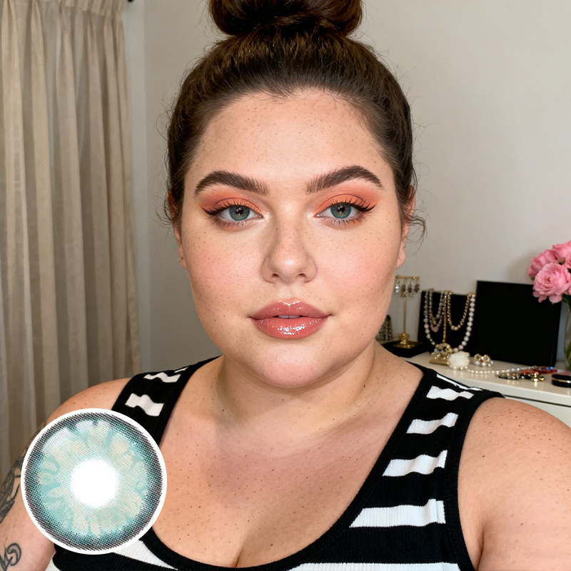 Cameo Green Yearly Contact Lenses