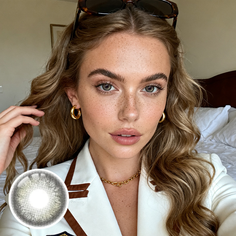 Ice Valley Gray Yearly Contact Lenses