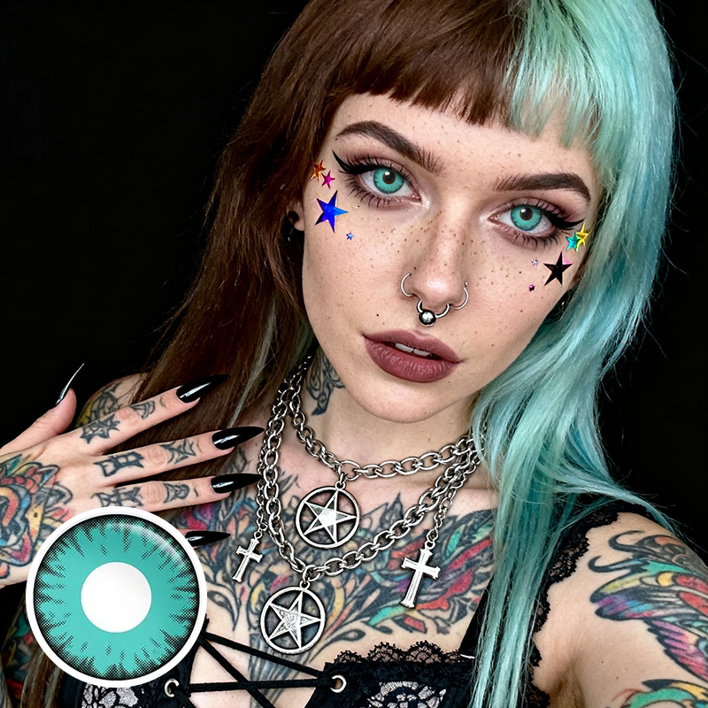 Twilight Green Costume Yearly Contact Lenses