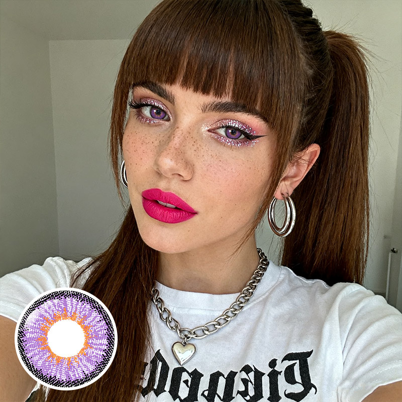 Neon Violet 6 Months Contact Lenses