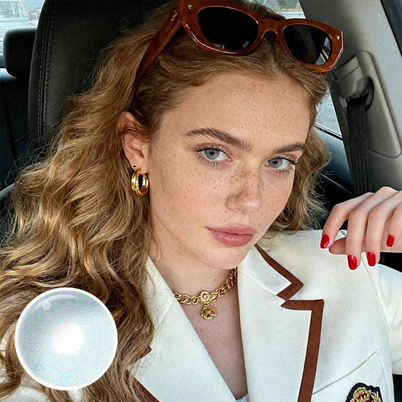 Broadway Aqua Blue Contact Lenses