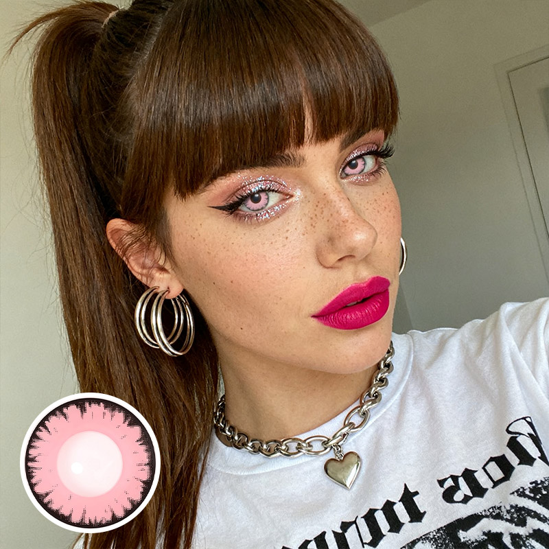 Twilight Pink Costume Yearly Contact Lenses