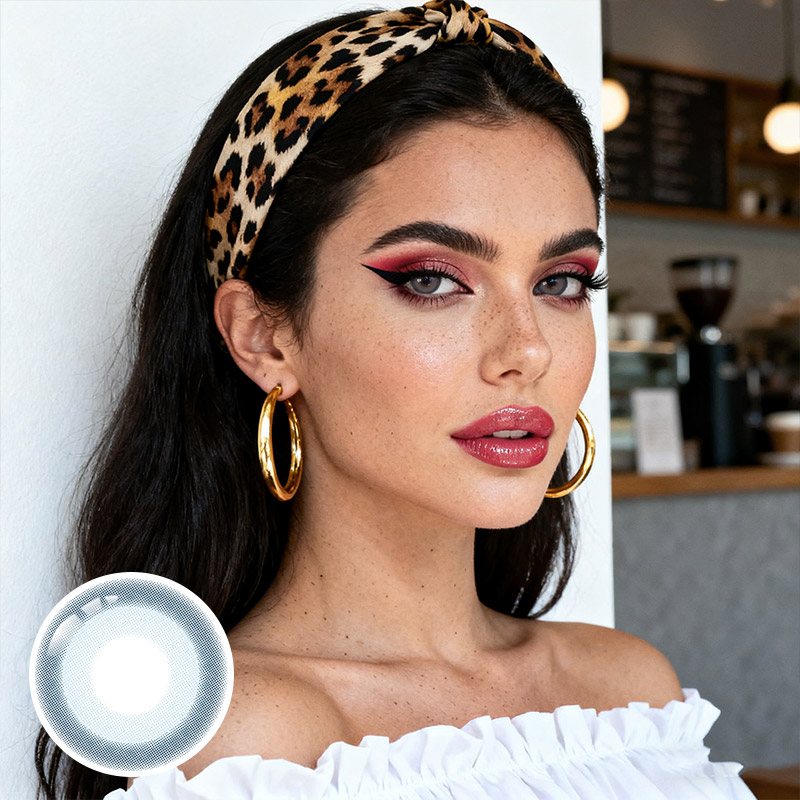 [US Warehouse] Morandi Blue 6 Months Contact Lenses