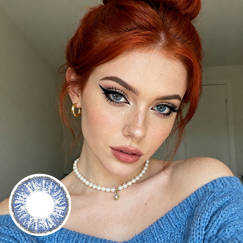 Blends Caribbean Blue 6 Months Contact Lenses