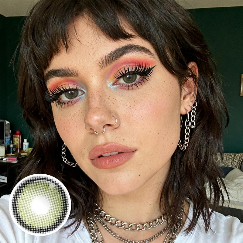 Diamond Ever Green 6 Months Contact Lenses