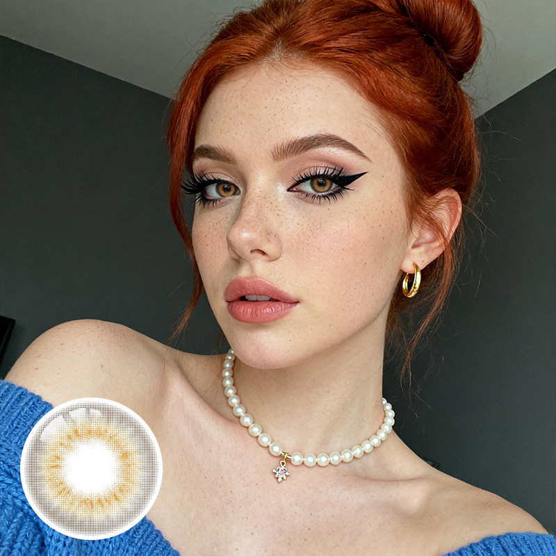 Vanilla Brown 6 Months Contact Lenses