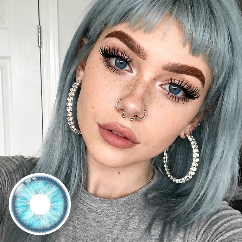 Glacier Blue Yearly Contact Lenses