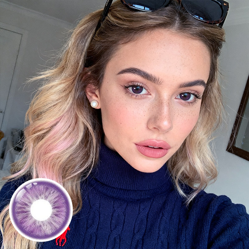 Glacier Violet Yearly Contact Lenses