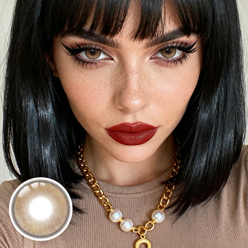 Zircon Brown Yearly Contact Lenses