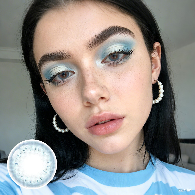 Smoothie Blue 6 Months Contact Lenses