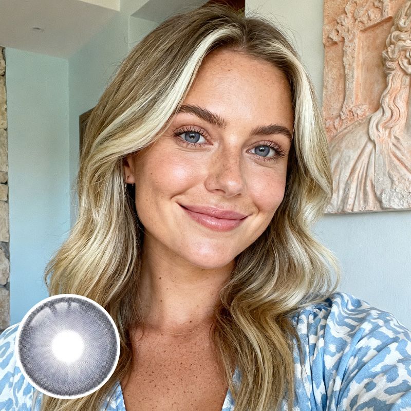 Zircon Blue Yearly Contact Lenses