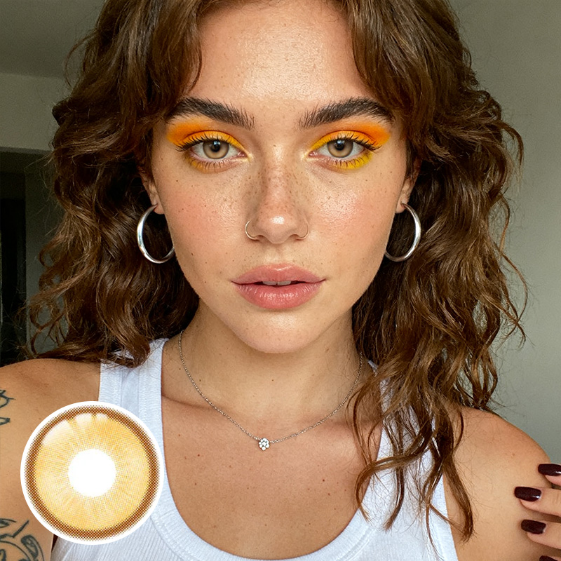 Birkin Brown Yearly Contact Lenses