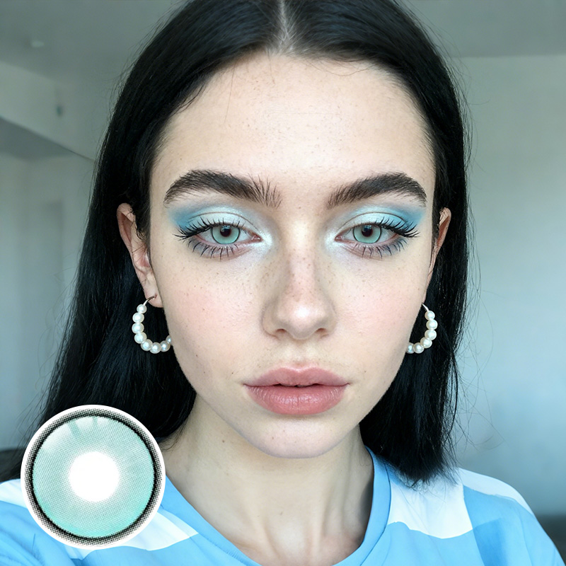 Pudding Green Yearly Contact Lenses