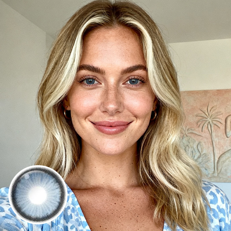 Diamond Pacific Blue 6 Months Contact Lenses