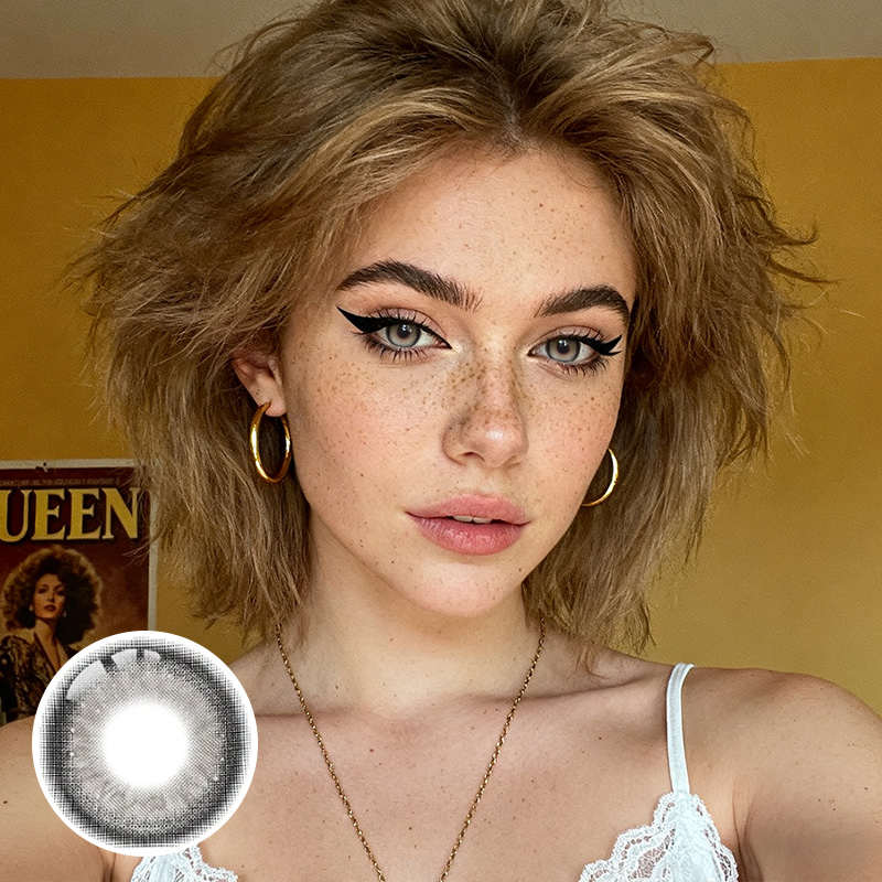 Muse Grey Yearly Contact Lenses