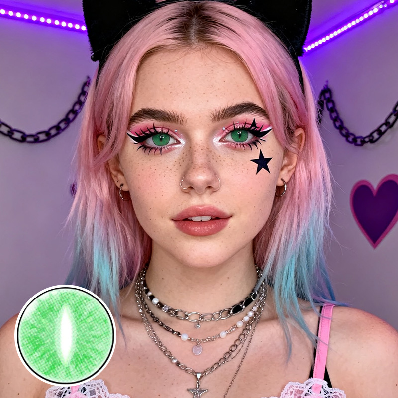 Hyacinthus Green Costume Yearly Contact Lenses