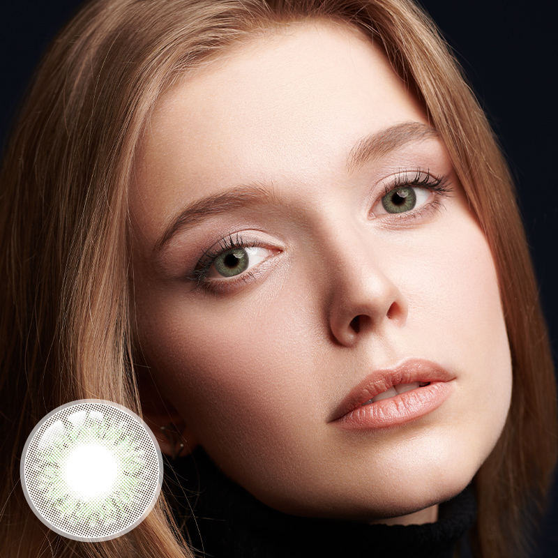 [US Warehouse] Wildcat Green Prescription Monthly Contact Lenses