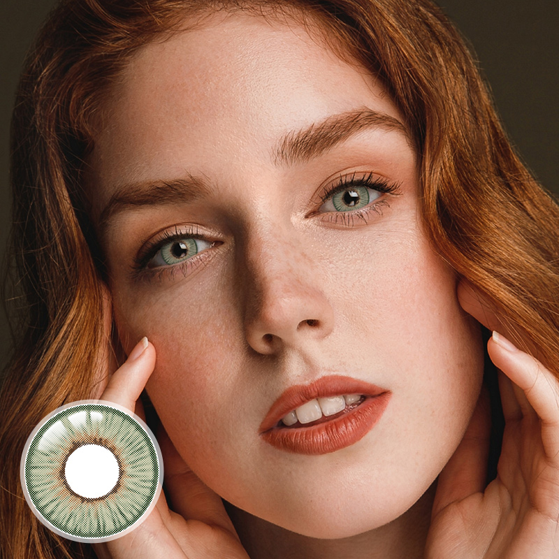 [US Warehouse] New York Angeles Grey Prescription Monthly Contact Lenses